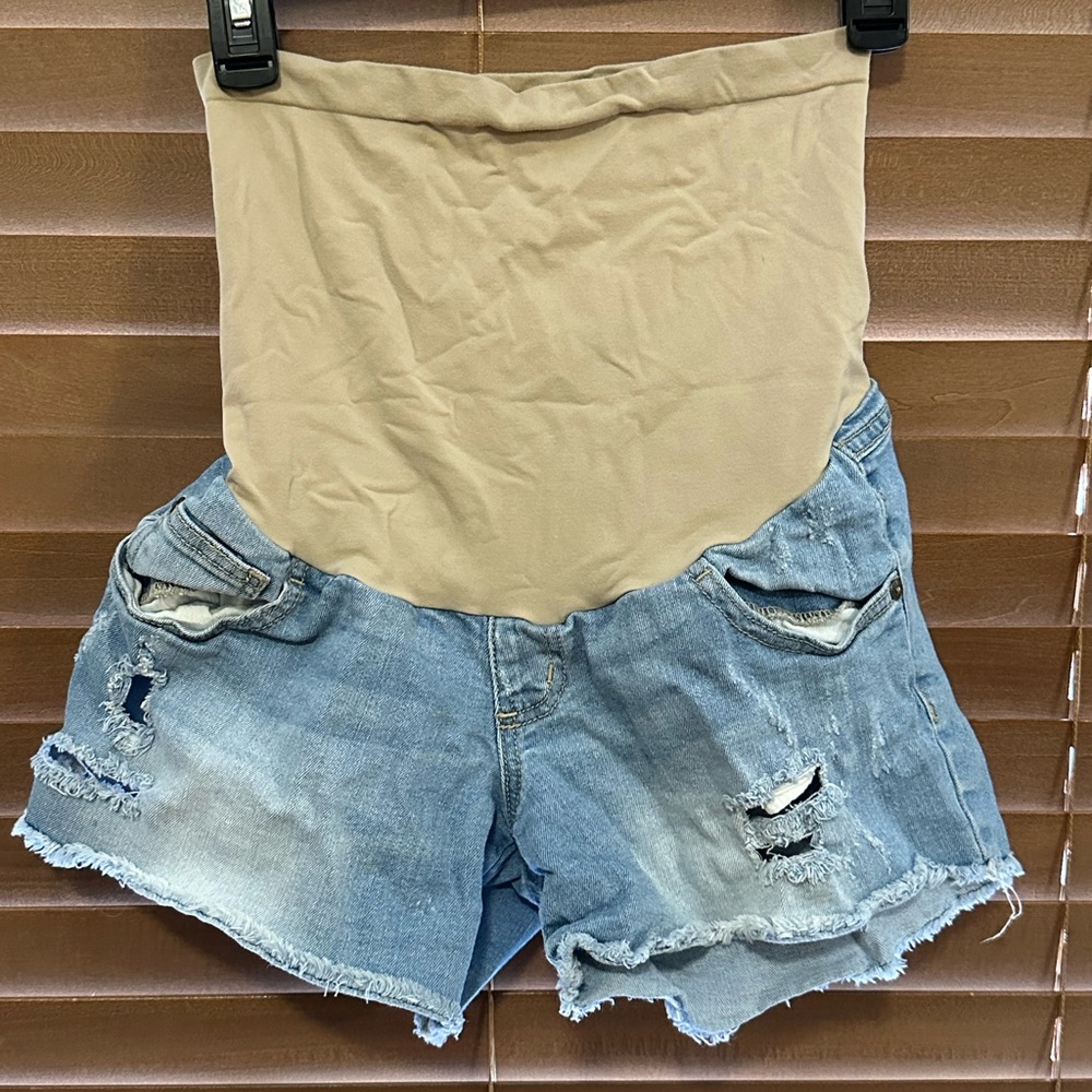Maternity Jean Shorts
